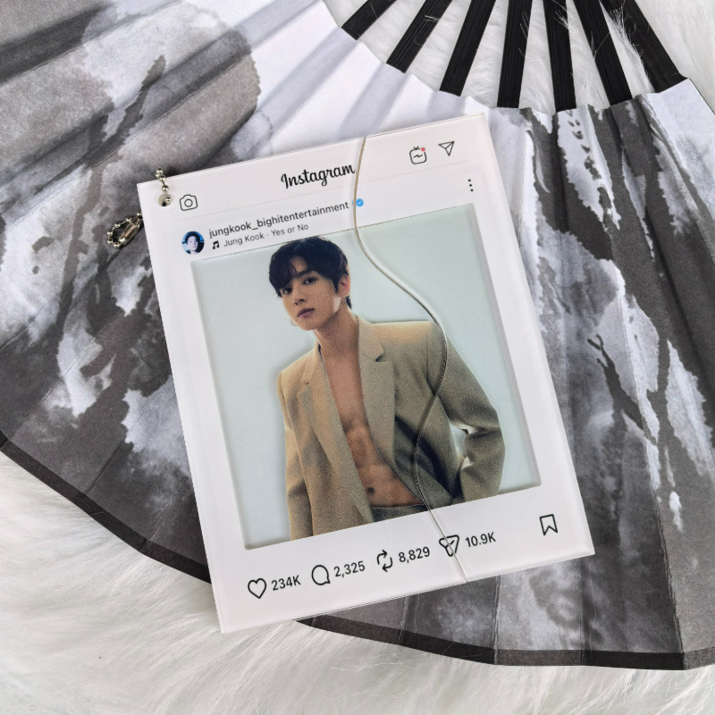 BTS Jungkook idol Collection พวงกุญแจคุณภาพสูง Seventeen MingYu K-Pop ของขวัญ