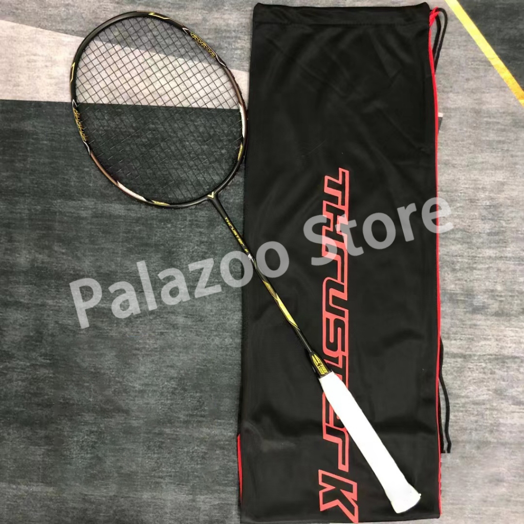 【จัดส่งในวันเดียวกัน】VICTOR ไม้แบดมินตัน THRUSTER F Black Gold Falcon ไม้แบดมินตันการฝึกอบรมการแข่งข