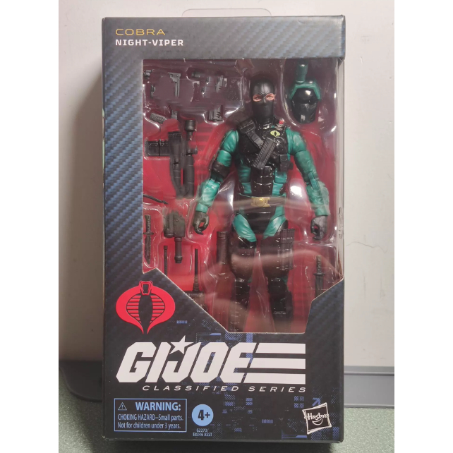 Hasbro Top Secret Series GI แอ็คชั่นฟิกเกอร์ Joe Night Snake