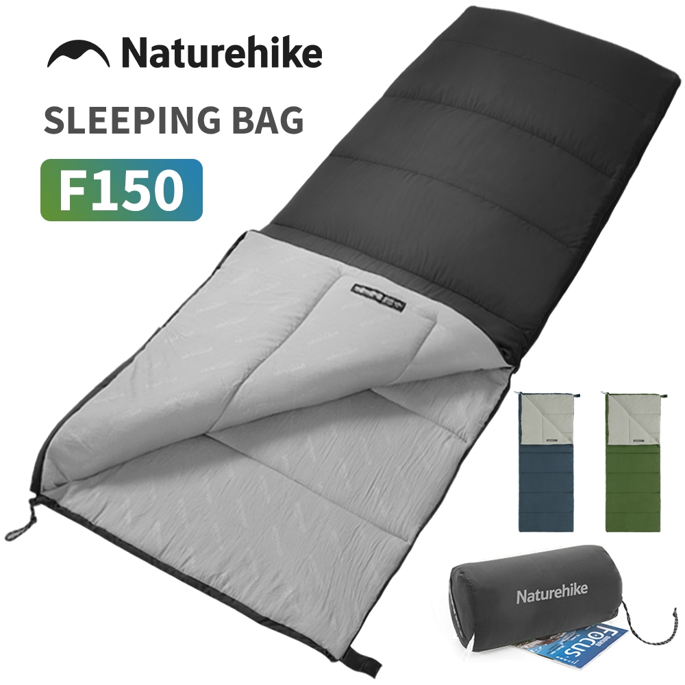 Naturehike F150 ถุงนอน Ultralight กันน้ําถุงนอนผ้าฝ้าย Nature Hike ฤดูร้อนเดินป่า Camping ถุงนอน