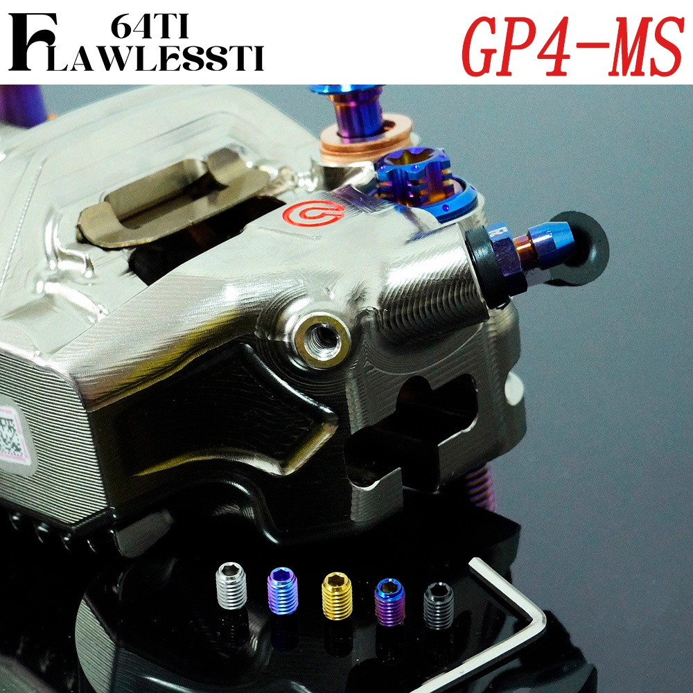 FLAWLESSTI Gr5 สลักเกลียวไทเทเนียมสําหรับ GP4-MS