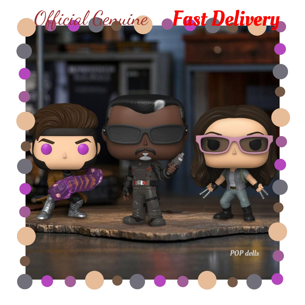 ของแท้ [Funko] Fenggao POP Marvel Comics Deadpool และ King Kong Gambit Oscar บิดเบี้ยวเครื่องประดับท