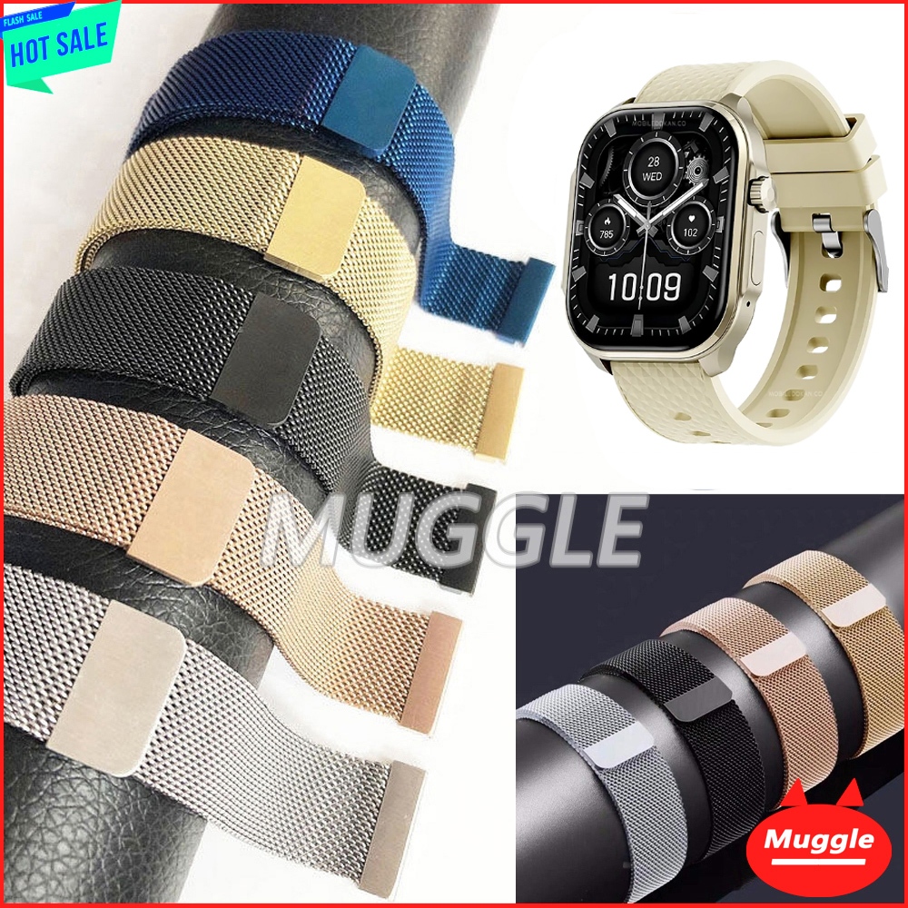 สายนาฬิกา Tecno watch 3 active Metal tecno watch 3 สายรัดข้อมือแอคทีฟ สายนาฬิกาข้อมือสมาร์ทวอทช์ Tecno watch 3 active