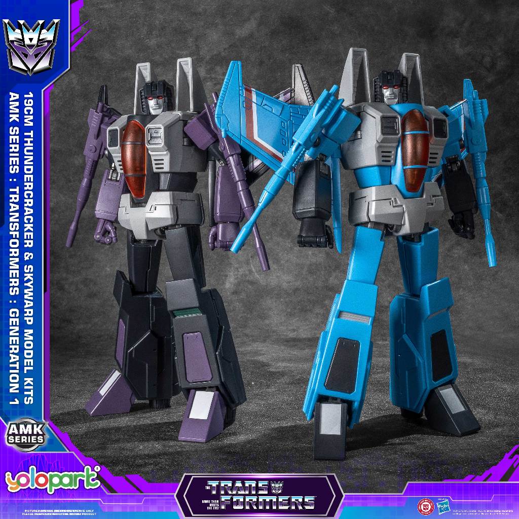 TRANSFORMERS GENERATION ONE: AMK Series Thundercracker & Skywarp Model Kit(จํากัด 1,000 ชุดทั่วโลก)
