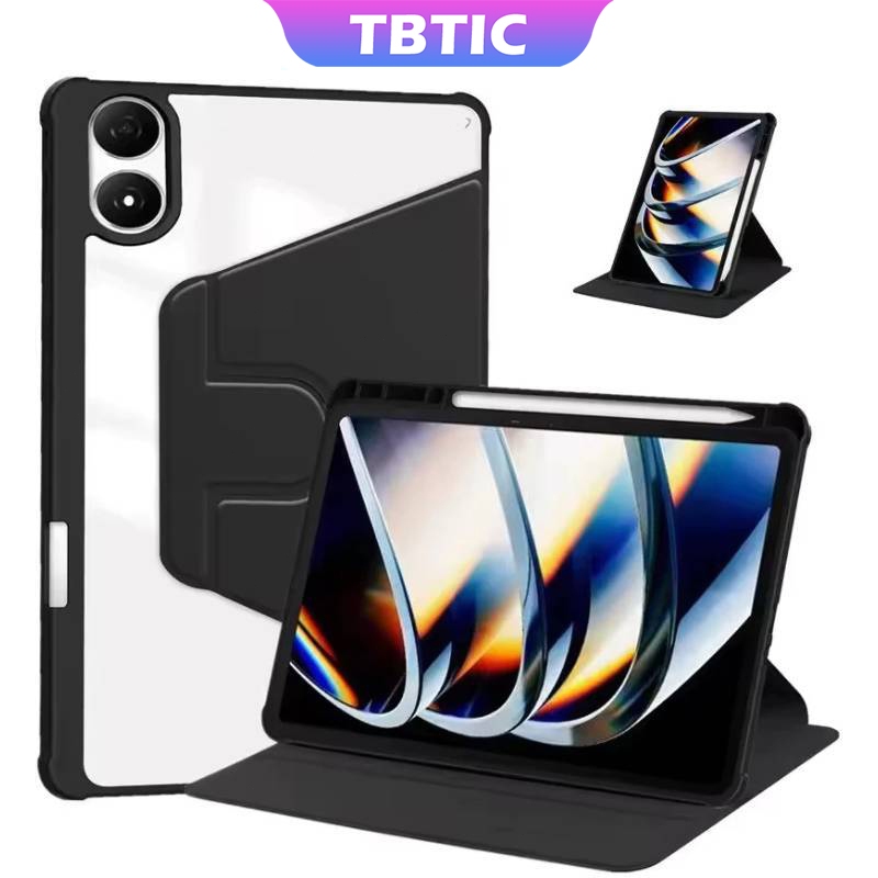 TBTIC สำหรับ infinix Xpad 20 11 นิ้ว 2025 กรณี 360 หมุนกันกระแทกซิลิโคนอ่อนฝาครอบ infinix 11 '' 2024 ยืนแขนป้องกัน