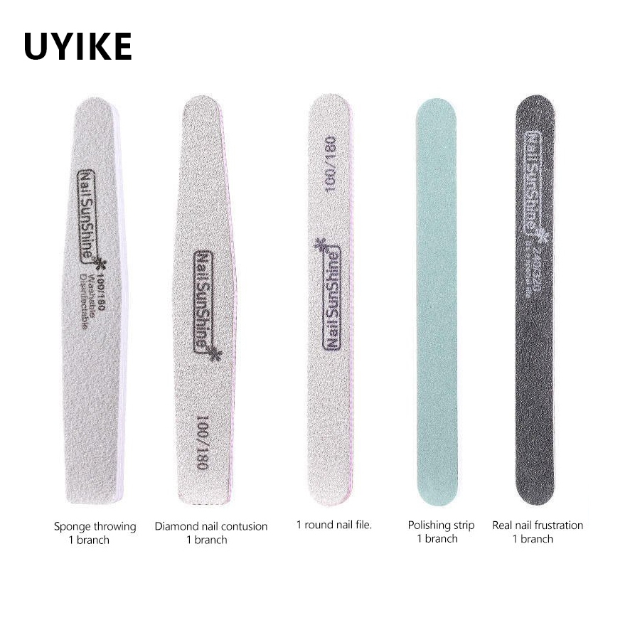 UYIKE ชุดเครื่องมือดูแลเล็บ: ปากกาบํารุงหนังกําพร้า, น้ํายาปรับผ้านุ่ม, ตะไบเล็บ, คีมตัดแต่งเล็บสําหรับกําจัดหนังกําพร้า