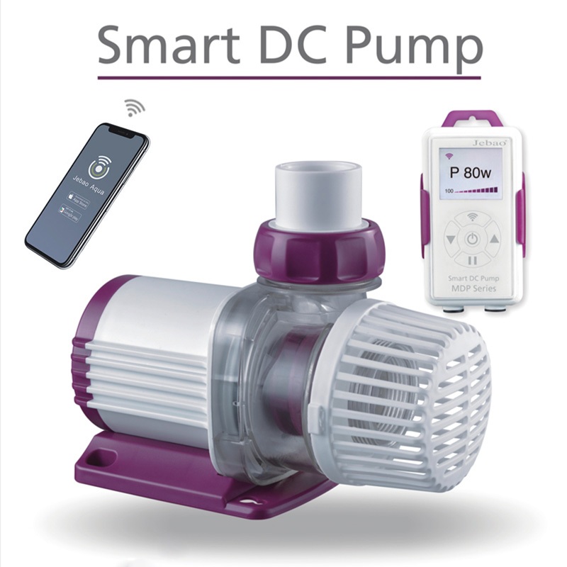 Jebao สมาร์ท WiFi ปั๊มน้ํา MDP2500-20000 พร้อมจอแสดงผล LCD Quiet Wave ทํา Submersible ปั๊มสําหรับถังปลา Aquarium DC ปั๊ม