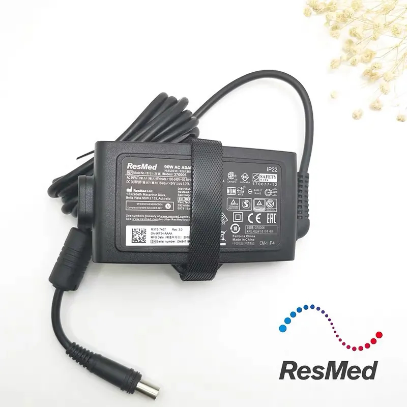 Resimai S10 Power Adapter 24V3.75A Power Adapter เครื่องช่วยหายใจ S9 369102สายชาร์จหม้อแปลงไฟฟ้า S9 สายไฟ S10 สายไฟ