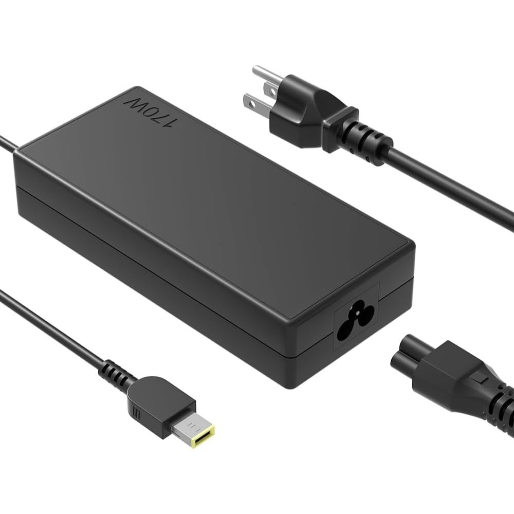 170W Charger ใช้งานร่วมกับ Lenovo LOQ Legion Slim 5 S7 R720 Y720 Y730 Y530 Thinkpad P1 P50 P51 P52 P