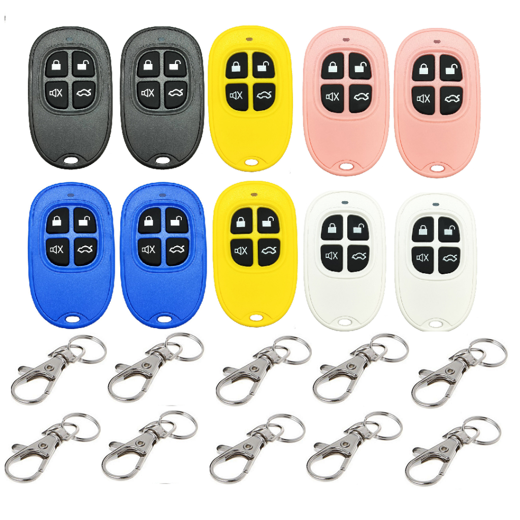 รีโมทคอนโทรลสี่ปุ่มไร้สาย RF433.92MHz สําหรับประตูโรงรถ Security Alarm Remote