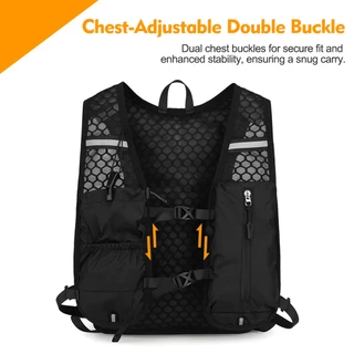 8L Running Hydration Vest กระเป๋าเป้สะพายหลังผู้ชายผู้หญิงกีฬากลางแจ้งกระเป๋า Trail Marathon Jogging เดินป่ากระเป๋าเป้สะพายหลัง