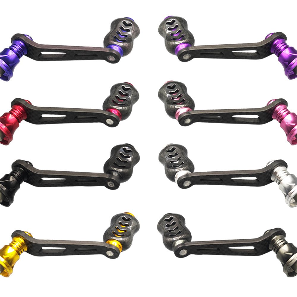 .handle ควบคุม.Spinner แบบคาร์บอนไฟเบอร์ สำหรับ DAIWA/SHIMANO/KASTKING พาวเวอร์แฮนด์ล เปลี่ยนอะไหล่ง่ายๆ