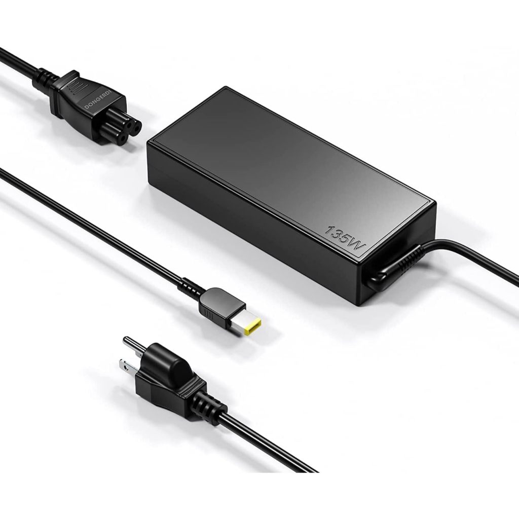 135W Charger Fit สําหรับ Lenovo ThinkPad X1 Extreme 20MG, P1 20MD 20ME, ideapad Gaming 3-15 L340-15 