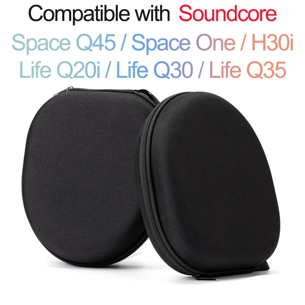 สําหรับ Soundcore Space Q45 / Space One / H30i / Life Q20i / Life Q30 / Life Q35 ชุดหูฟังแบบพกพากระเ