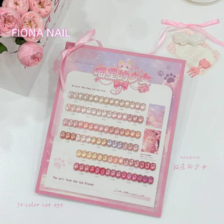 พร้อมส่ง เจลเล็บ new set RABIA pink satin Cat Eye 30 สี เจลตาแมว + เจลแคทอายเนื้อซาติน โทนนู้ดชมพู/พีช เนื้อซาติน เล่นแสงละมุน ชุด 30 สี + ฟรีชาร์ทสี