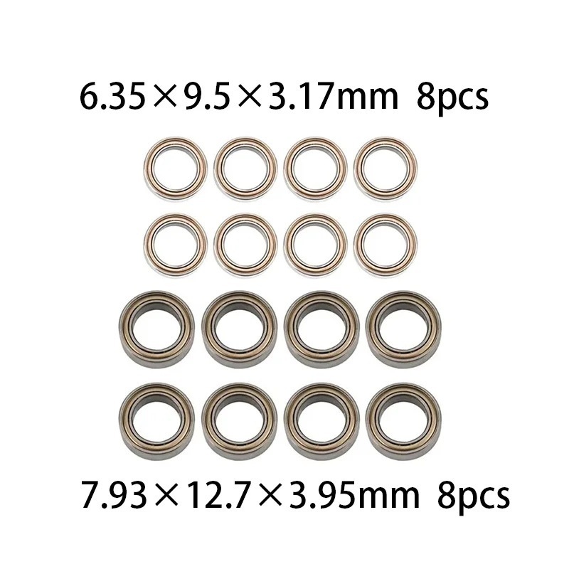 สําหรับ MJX Hyper go 1/16 16207 08 09 10 H16 H16BM H16PL M162 M163 1/14 14301 02 03 14209 14210 H14BM 1/10 HBX 1/16 Full Series ความเร็วสูง RC รถ Universal Ball แบริ่ง