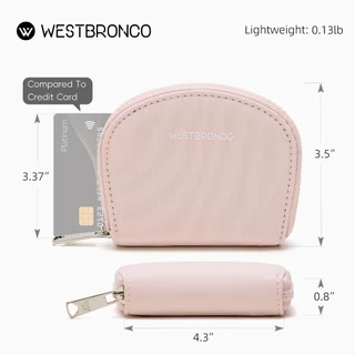WESTBRONCO ลิลลี่(Lily) - กระเป๋าสตางค์ใส่เหรียญ พกพาสะดวก สำหรับผู้หญิง จาก มีช่องใส่บัตร 11 ช่อง กระเป๋าเป็นแบบซิปขนาดกะทัดรัด น้ำหนักเบา ทำจากไนลอนกันน้ำ