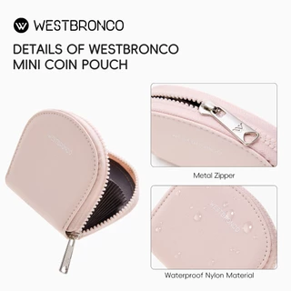 WESTBRONCO ลิลลี่(Lily) - กระเป๋าสตางค์ใส่เหรียญ พกพาสะดวก สำหรับผู้หญิง จาก มีช่องใส่บัตร 11 ช่อง กระเป๋าเป็นแบบซิปขนาดกะทัดรัด น้ำหนักเบา ทำจากไนลอนกันน้ำ