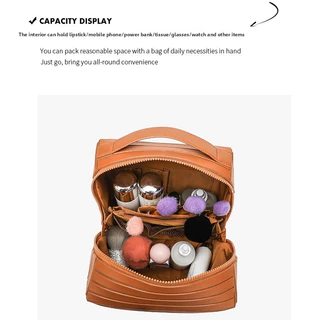 กระเป๋าเครื่องสำอาง กระเป๋าใส่อุปกรณ์อาบน้ำ cosmetic bag มีพื้นที่แยกส่วน กระเป๋าจัดระเบียบ เก็บเครื่องสำอางและผลิตภัณฑ์ดูแลผิวTravel Organizer Bag