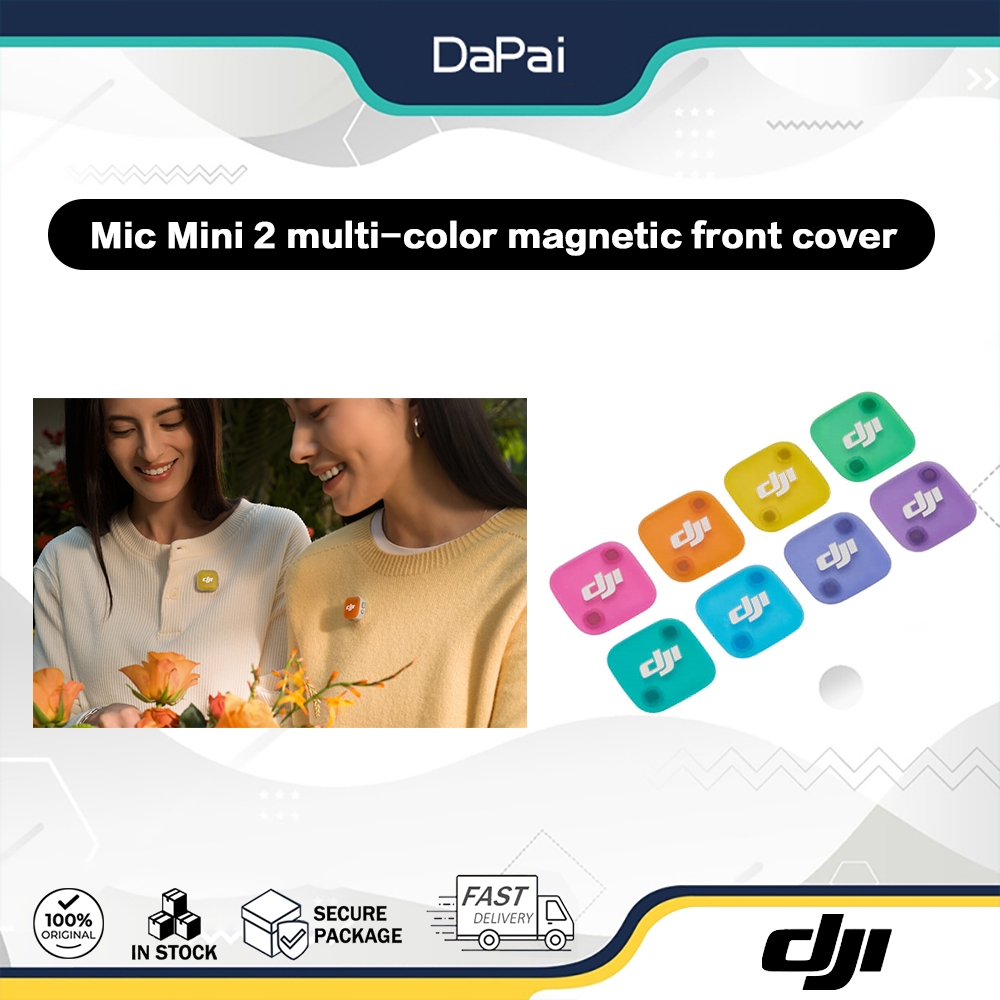 DJI Mic Mini 2 Multi Color Magnetic Front Cover Microphone Accessories
