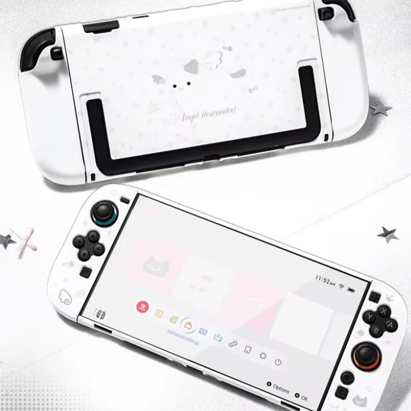 เคสป้องกัน GeekShare เข้ากันได้กับสวิตช์ 2, NS2 (2025) เคสลายการ์ตูน Kawaii, Star Kitty