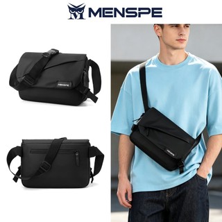 Menspe Men กระเป๋าแฟชั่นกระเป๋าสะพายไหล่Cross Body Bag Splicingสีตัดกันกระเป๋าสะพายความจุขนาดใหญ่น้ําหนักเบากระเป๋าลําลองผู้ชายแฟชั่นกระเป๋าOxford Waterp
