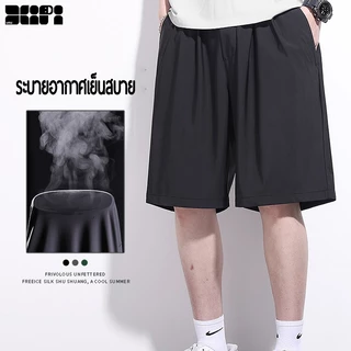 2XL 5XL 8XL พลัสขนาดผู้ชายระบายอากาศกางเกงยืดวิ่งออกกำลังกายหลวมพอดีอ้วนกางเกงขาสั้นลำลองขนาดใหญ่