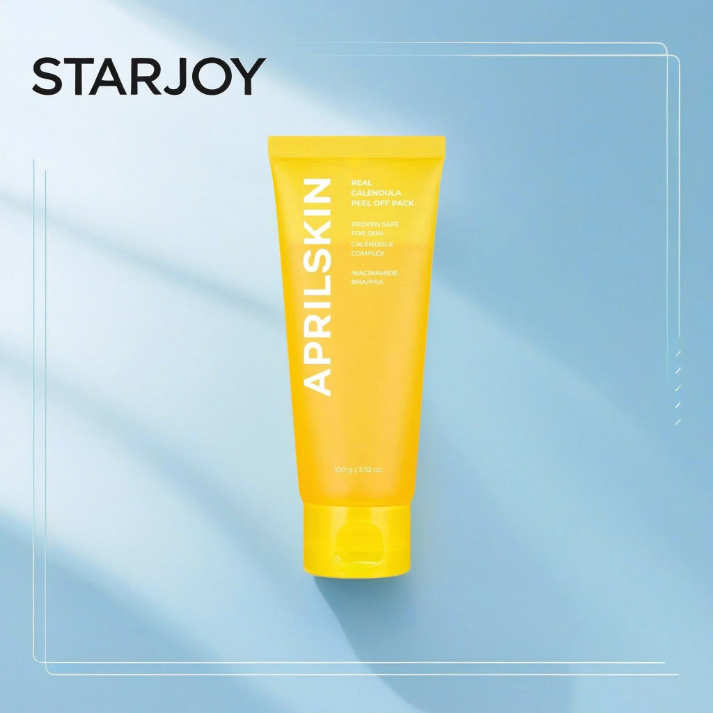 มาส์กลอกออก APRILSKIN ทําความสะอาดล้ําลึกง่ายด้วย Calendula สําหรับผิวหมองคล้ําและหยาบกร้าน