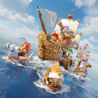 POP MART THE MONSTERS Chasing Mermaids Series Blocks-The Tiny Hammerhead