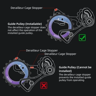 18T ด้านหลัง Derailleur เซรามิครอก 9/10/11 ความเร็ว Hollow Eccentric Pulley ล้อชุดอัพเกรดสําหรับ R8000/7000 จักรยานอะไหล่