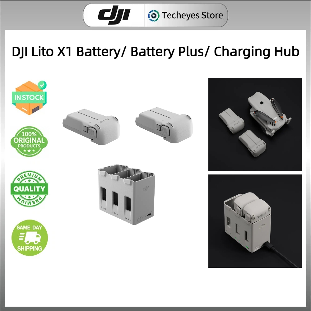 (ใหม่) DJI Lito X1 แบตเตอรี่เที่ยวบินอัจฉริยะ/แบตเตอรี่ Plus/ แท่นชาร์จอุปกรณ์เสริมโดรน