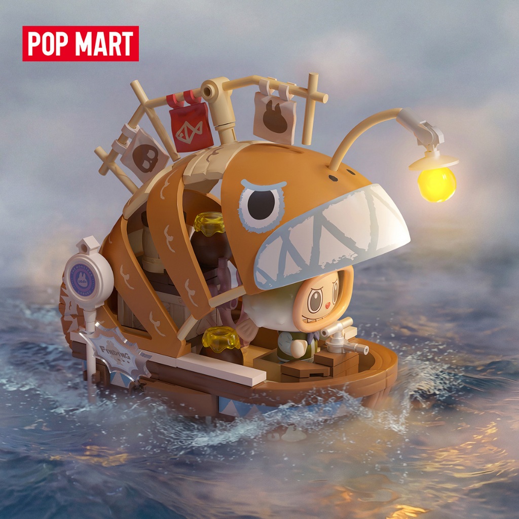 POP MART THE MONSTERS Chasing Mermaids Series Blocks-The Tiny Anglerfish