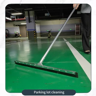 ไม้กวาดพื้นยางสําหรับงานหนัก 40/60/80 ซม. ด้ามยาว Wiper Mop Scraper สําหรับทําความสะอาดบ้านห้องน้ํา