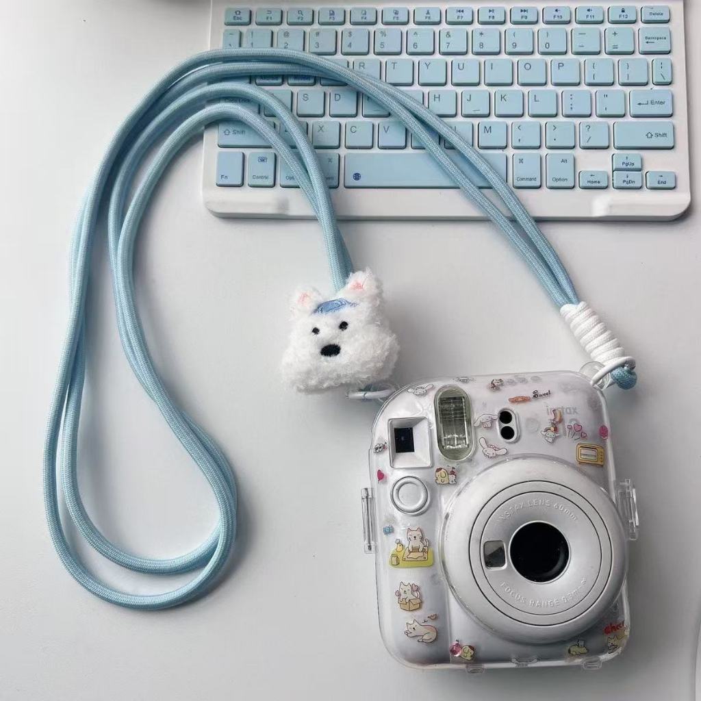 [Hello Kitty] เคสป้องกันกล้องสําหรับ Instax Mini 13 / Mini 12 / Mini 11 เคสพร้อมสายรัด