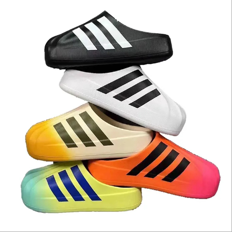 Shell Head รองเท้าแตะกระเป๋าครึ่งหัวหนาSoledผู้ชายผู้หญิงคู่One-Pedalสวมใส่ด้านนอกสบายๆAll-Match Lightขี้เกียจชายหาดสไตล์