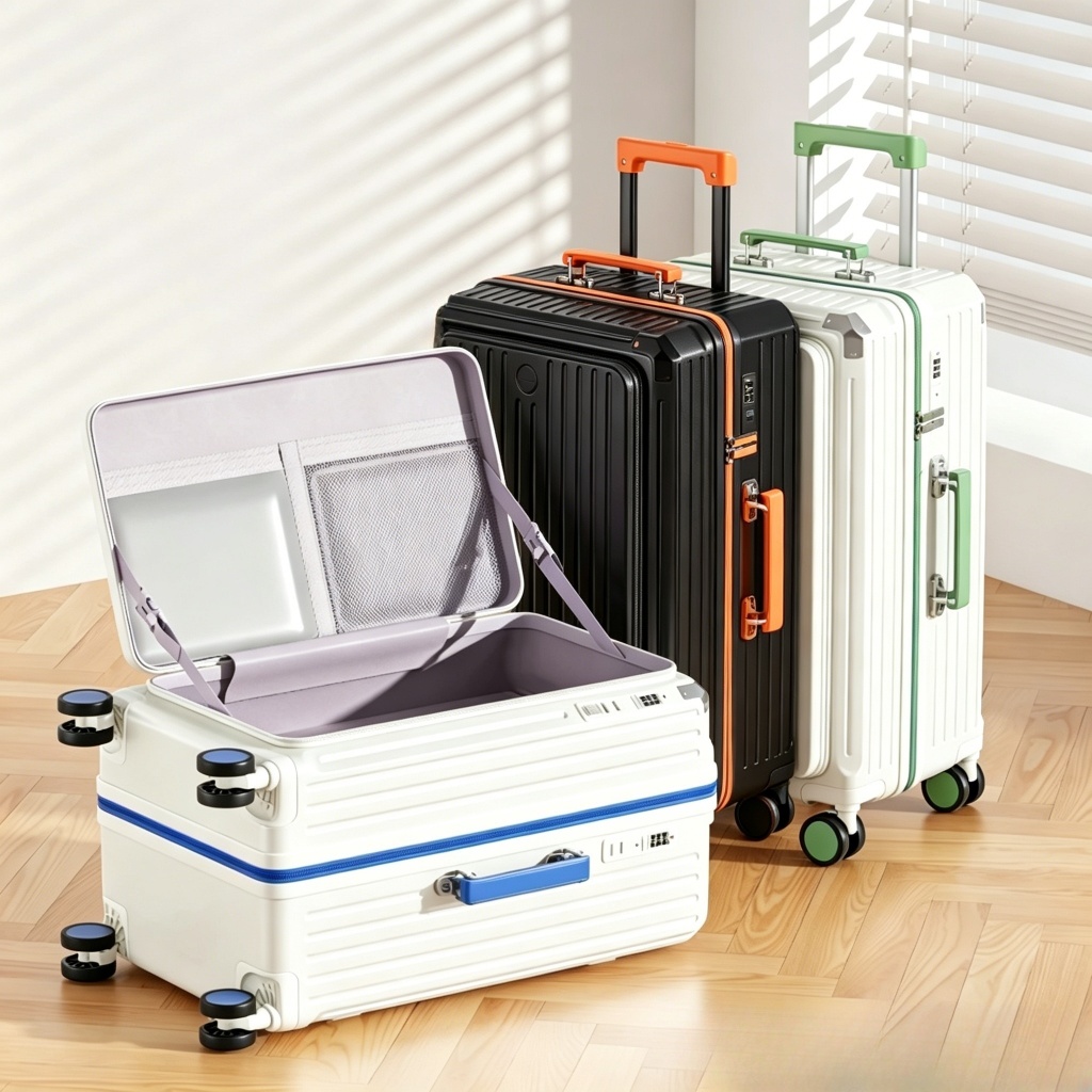 กระเป๋าล้อลาก ความจุใหญ่ เบา วัสดุ ABS+PC 20/24/29 นิ้วกระเป๋าเดินทาง luggage