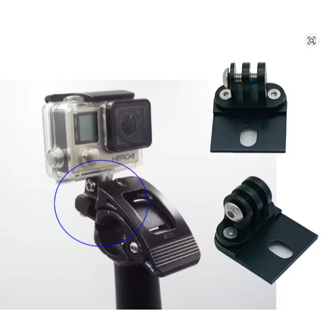 เหล็กยึดหัวท่อสำหรับ Java Neo และ Dahon Bike แบบอลูมิเนียม รองรับ GoPro