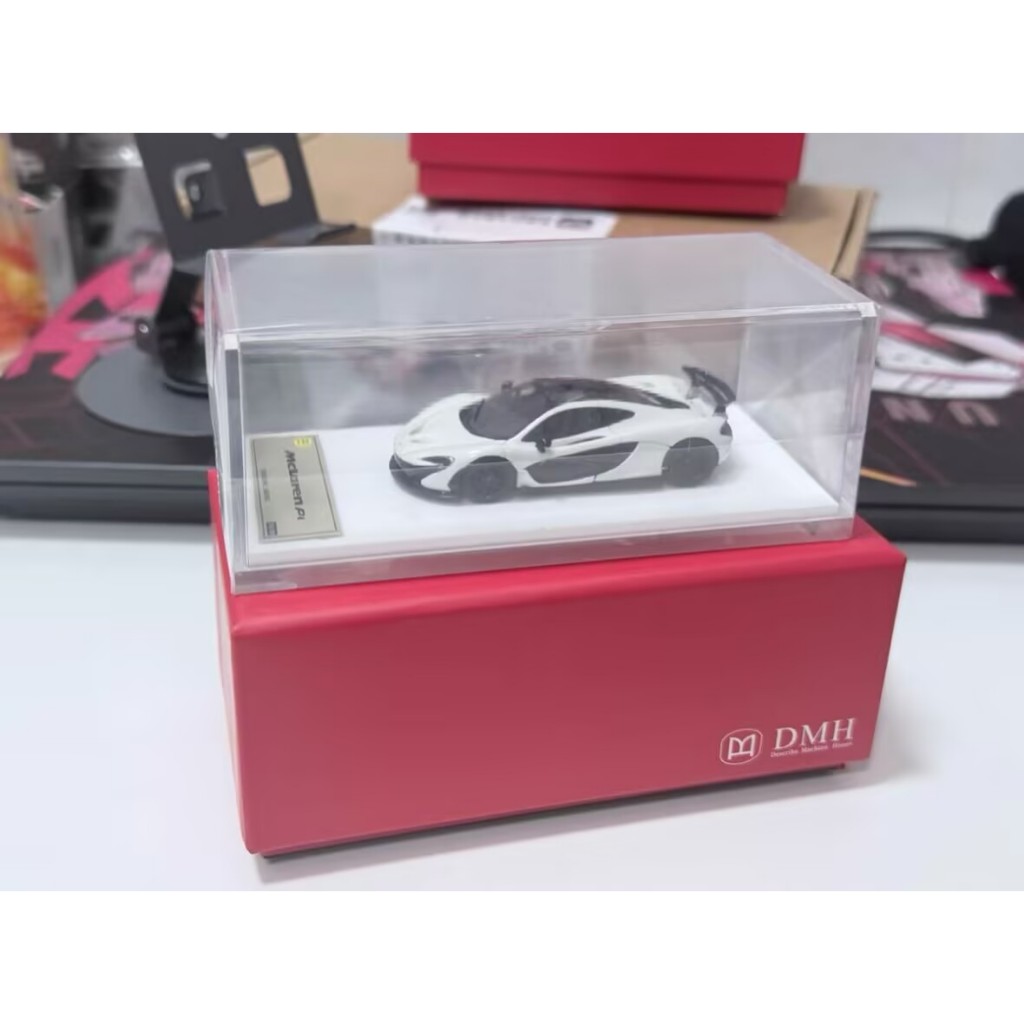 DMH 1: 64 McLaren McLaren P1 รถเรซินสีขาวที่ยังไม่ได้เปิด