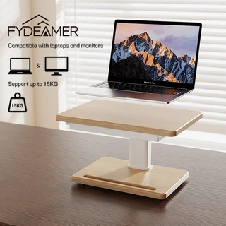 FYDEAMER MR07 ขาตั้งจอปรับระดับเนียน 15-20.5ซม. ไร้ขีดจำกัด พร้อมลิ้นชัก จอคอม/โน๊ตบุ๊ค ทำงานที่บ้าน