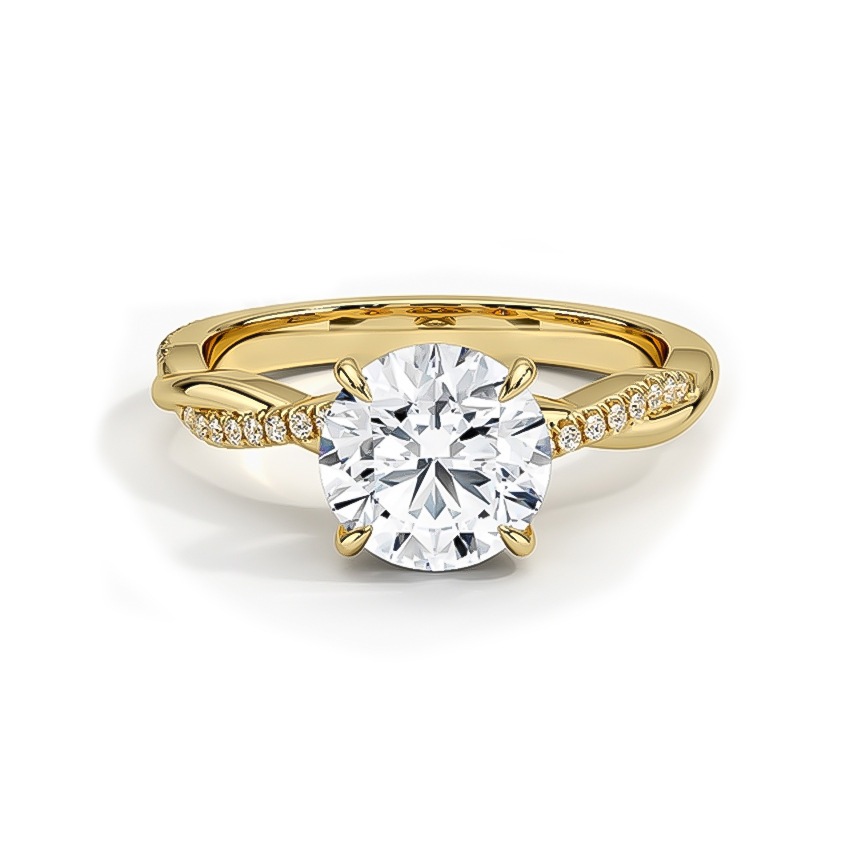 Moissanite Ring จริง Moissanite แหวน Pass Diamond Test GRA ได้รับการรับรอง 925 เงินสเตอร์ลิง 18K Gol