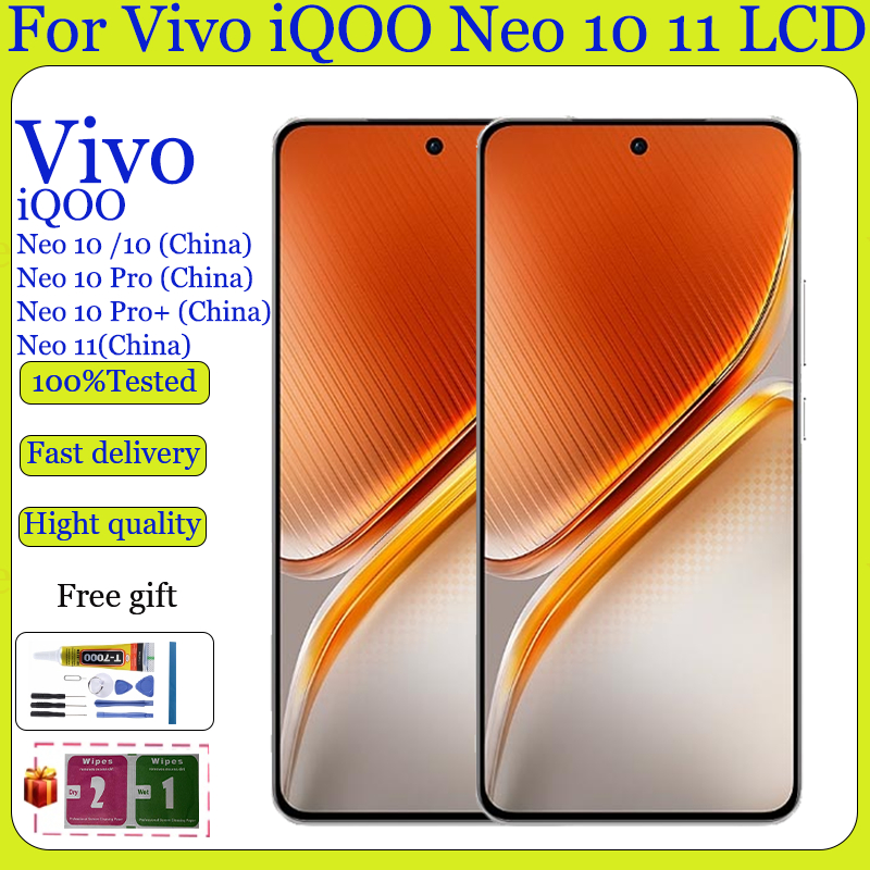 Original AMOLED สําหรับ Vivo iQOO Neo 10 5G Neo 10 (จีน) 5G Neo 10 Pro (จีน) 5G Neo 10 Pro + (จีน) 5