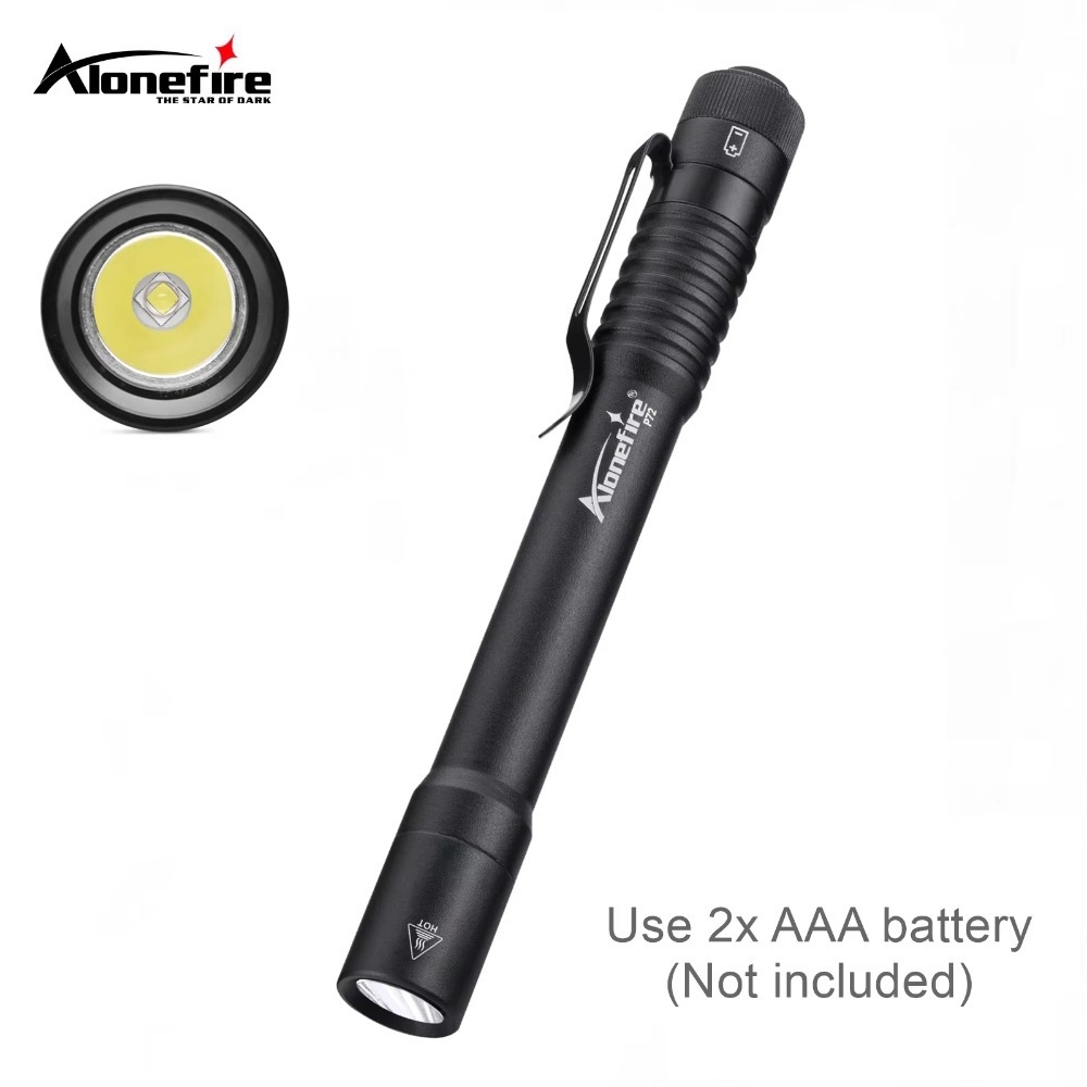 ไฟฉายพกพา Alonefire P72 LED ขนาดเล็ก ทำจากอลูมิเนียม ใช้งานกลางแจ้ง เดินป่า และเป็นอุปกรณ์ฉุกเฉิน