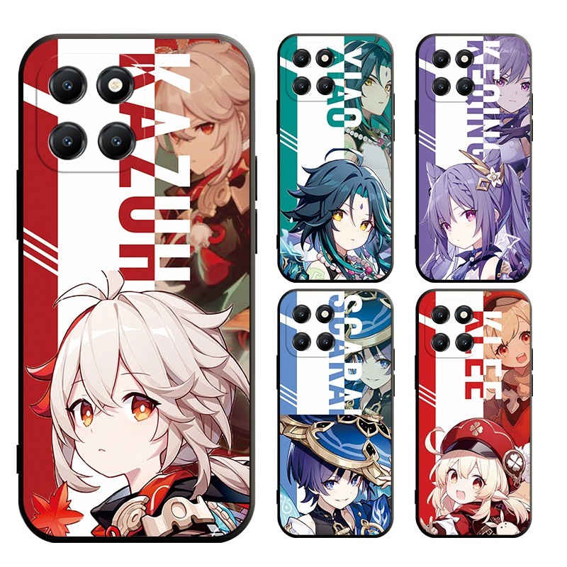 Honor X8A X8B X8 X7A X7C X7B X5B X5B plus X6A X6B 4G 5G Plus Genshin Impac Casing Soft Case Cover