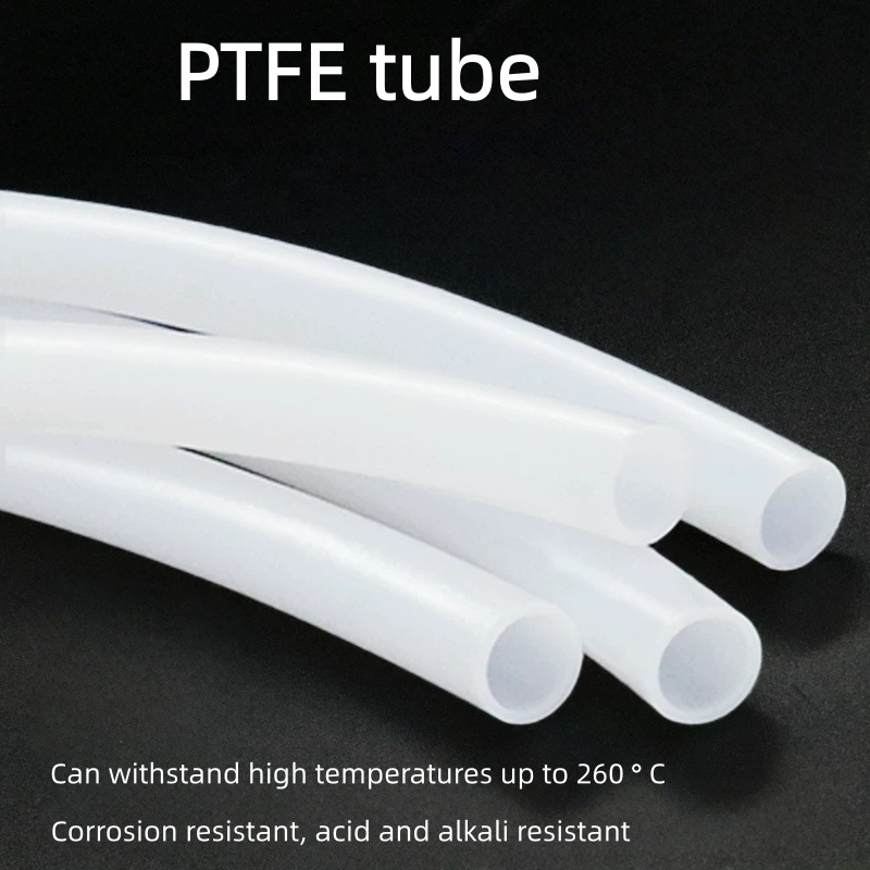 PTFE Tube PTFE Soft Hard Tube Milky White PTFE Tube 1/2/3/4/5/6/8/9 มม.
