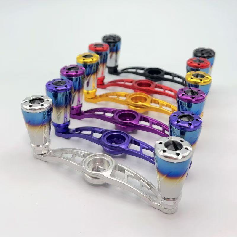 รุ่นใหม่ (แขนโยกโลหะขนาด 100 มม. สำหรับรอกเบทคาสติ้ง Daiwa Abu Shimano, สำหรับการตกปลา, ดัดแปลง, การตกปลาด้วยเหยื่อปลอม)