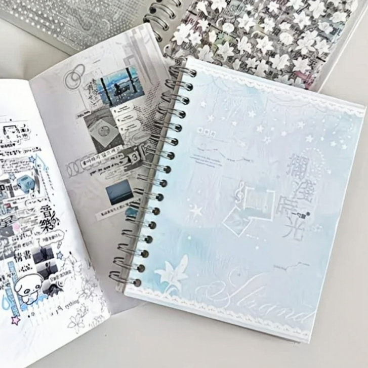 < รอบเวลา > สติกเกอร์หนังสือคู่ใสสีขาวฟิล์มม้วนสัตว์น้อยดาวขยายสติกเกอร์หนังสือวัสดุ ทําเอง คู่มือเคสโทรศัพท์ถ้วยน้ําตกแต่งสติกเ