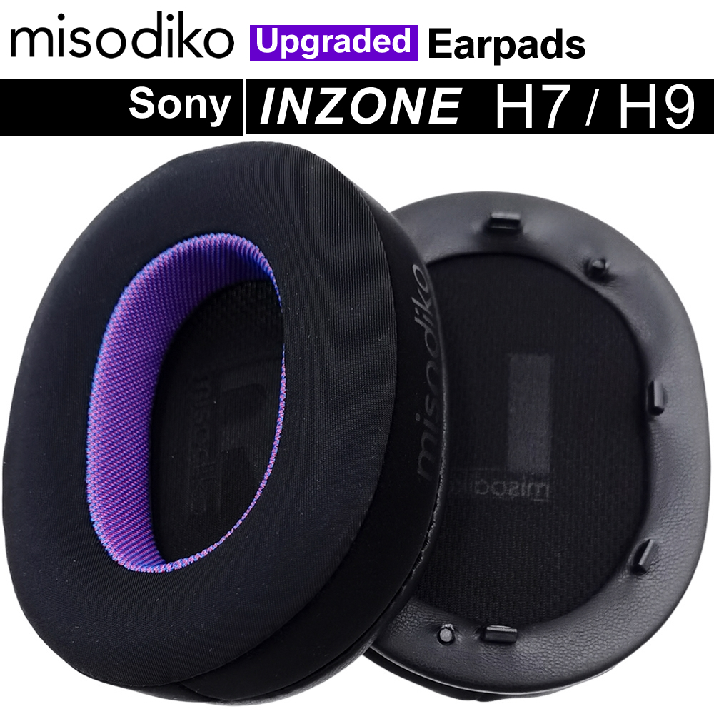 Misodiko อัพเกรด Cooling Gel แผ่นรองหูฟังสําหรับ Sony INZONE H7, H9 ชุดหูฟังสําหรับเล่นเกม