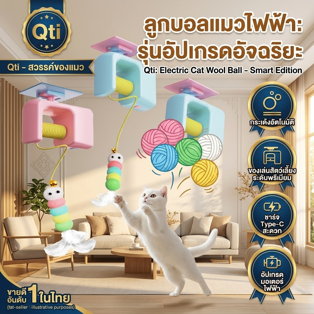 ของเล่นแมวแมวม่านของเล่นแมวแขวนประตูม่านอัตโนมัติแมวล้อสติ๊กเกอร์ของเล่นสําหรับลูกแมว