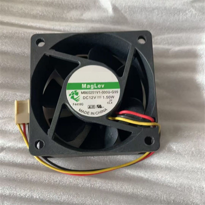 MB60251V1-000U-G99 6025 12V DC พัดลมระบายความร้อน 60x60x25 มม. พัดลม Axial