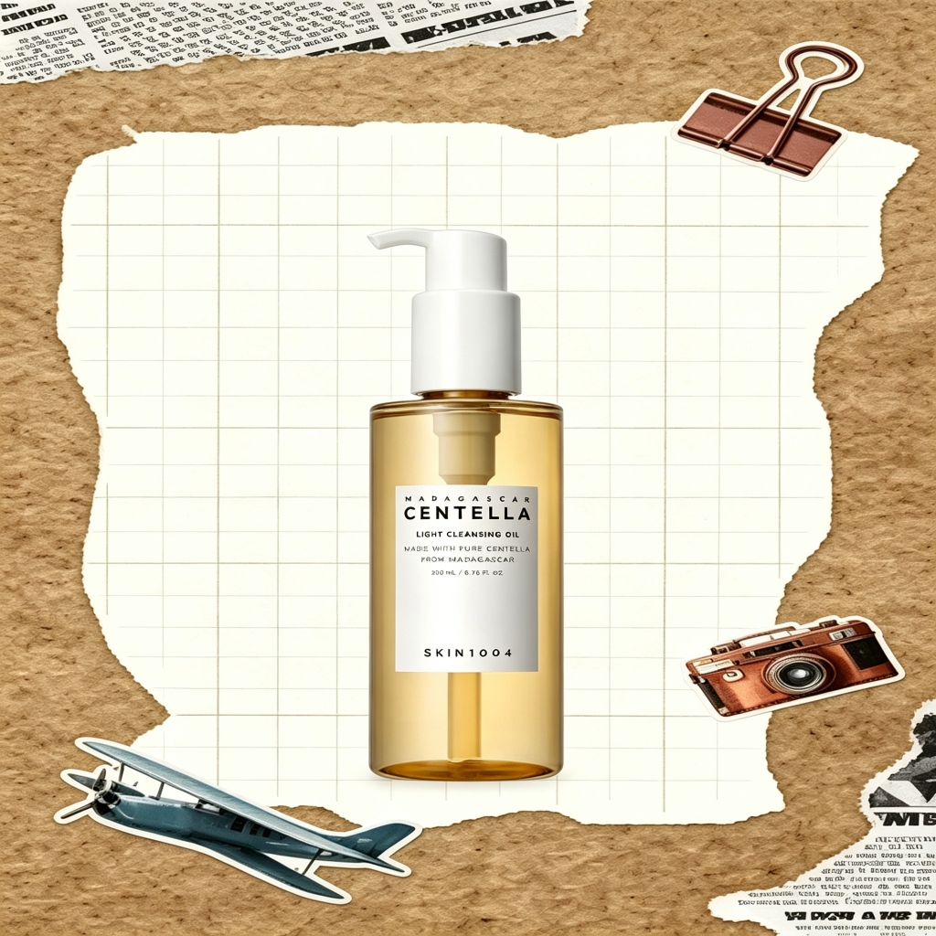 SKIN1004 Madagascar Centella Light Cleansing Oil, Made in Korea, Gentle Soothing Cleansing Oil, 200m